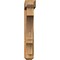 Ekena Millwork Balboa Craftsman Rough Sawn Bracket w/ Offset Brace, Western Red Cedar, 6"W x 30"D x 36"H BKT0604X30X36BOA04RWR - alternate 2